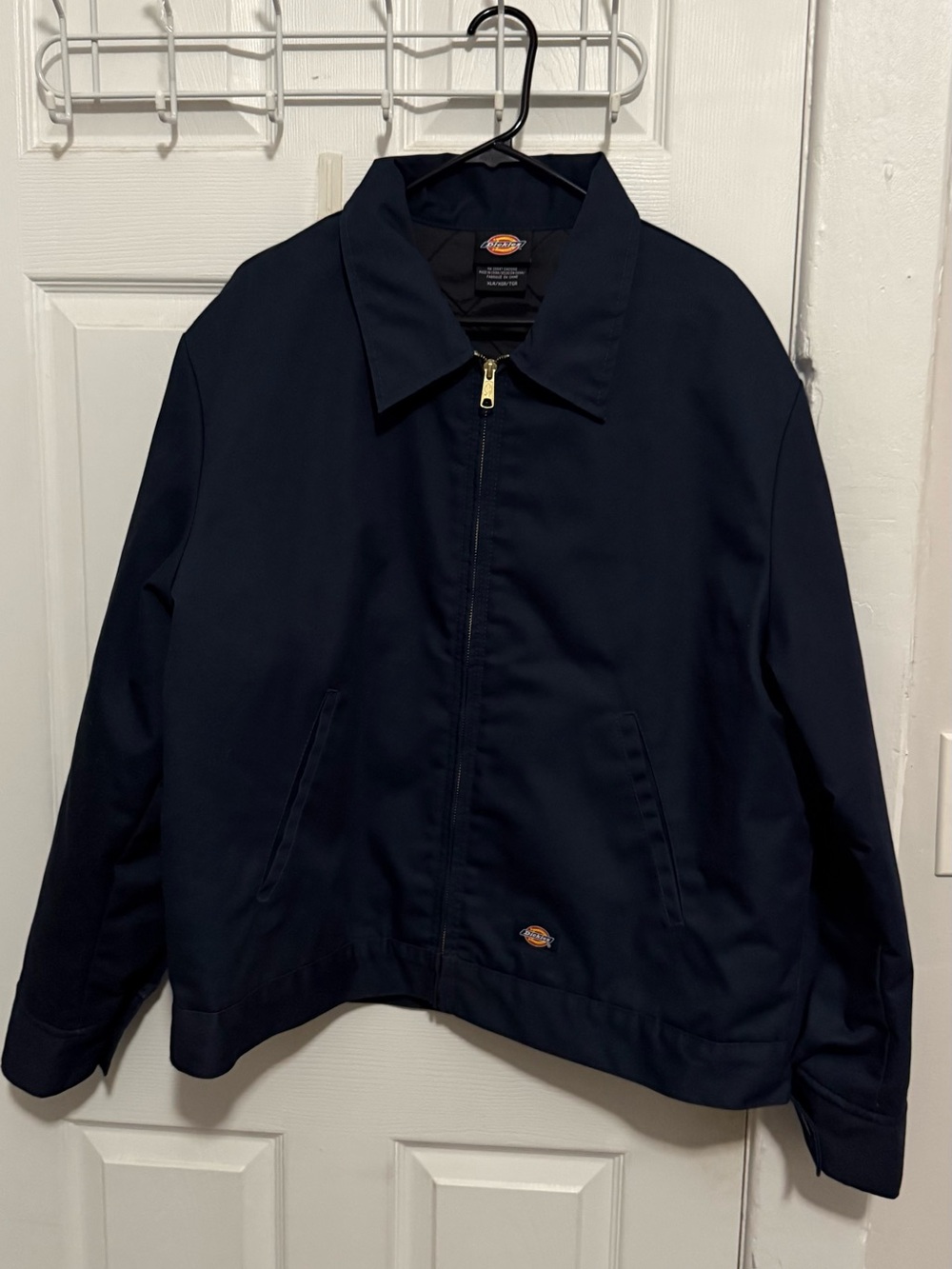 Dickies Navy Zip-Front Lightweight Work Jacket